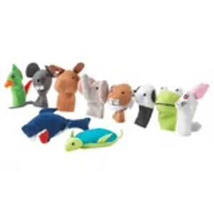 IKEA TITTA DJUR Finger Puppets Unleash Imaginative Play Set of 10